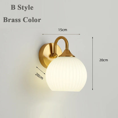 Chrome Minimalist Wall Lamp – Modern LED Acrylic Sconce
