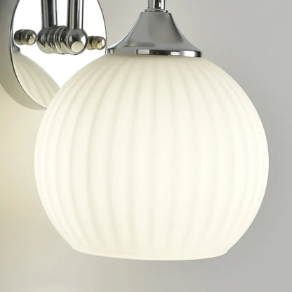 Chrome Minimalist Wall Lamp – Modern LED Acrylic Sconce