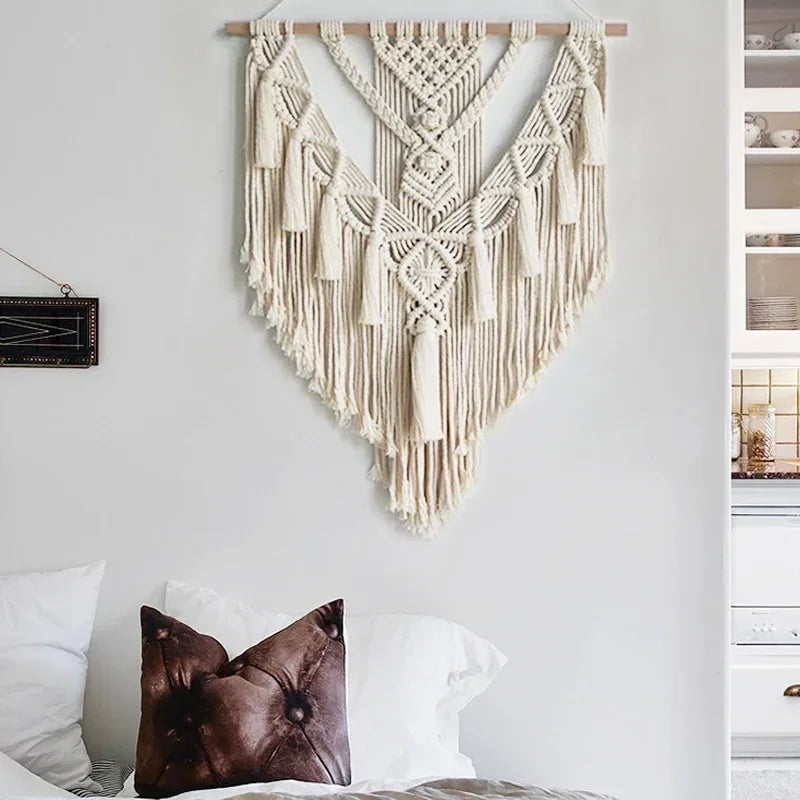Boho Macrame Woven Wall Hanging