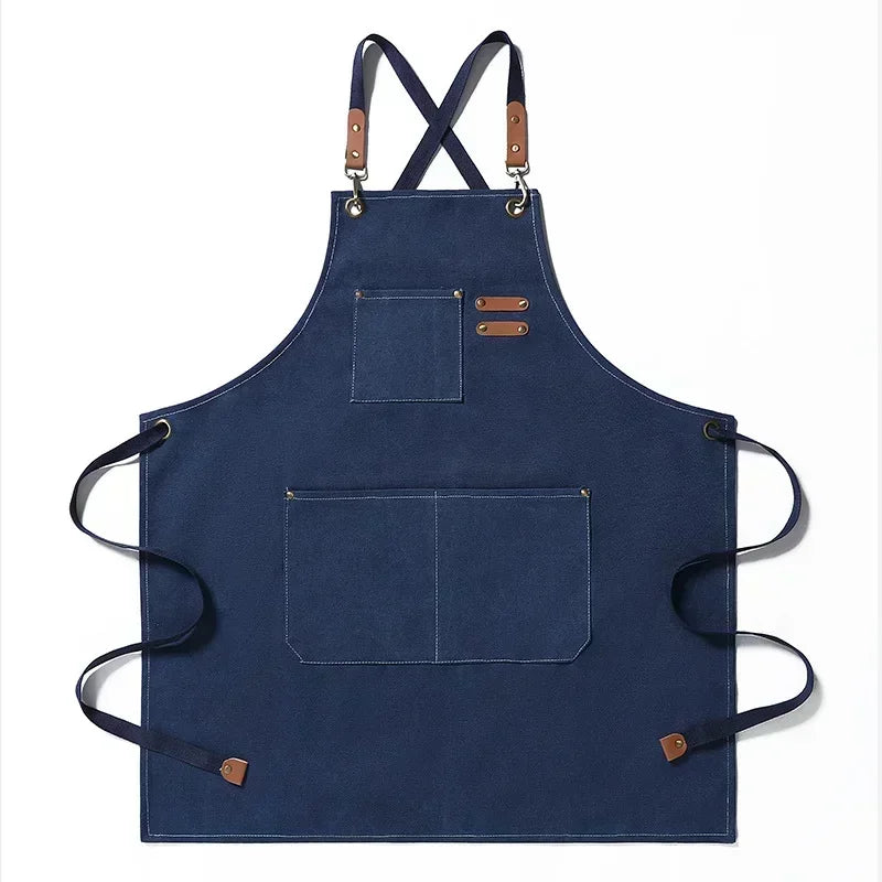 Canvas Kitchen Apron | Unisex Chef & Workwear Apron