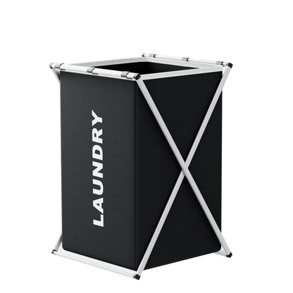 Multi-Section Laundry Hamper | Foldable Clothes Basket with Compartments