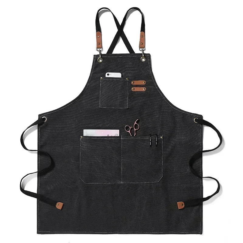 Canvas Kitchen Apron | Unisex Chef & Workwear Apron