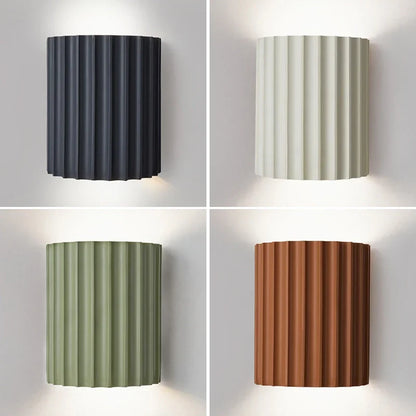 Nordic Modern Resin Wall Lamp – Hardwired Indoor Sconce