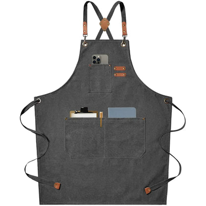 Canvas Kitchen Apron | Unisex Chef & Workwear Apron