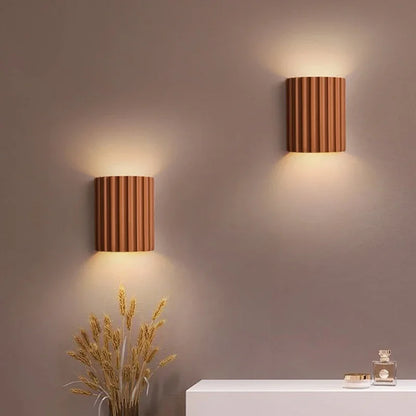 Nordic Modern Resin Wall Lamp – Hardwired Indoor Sconce