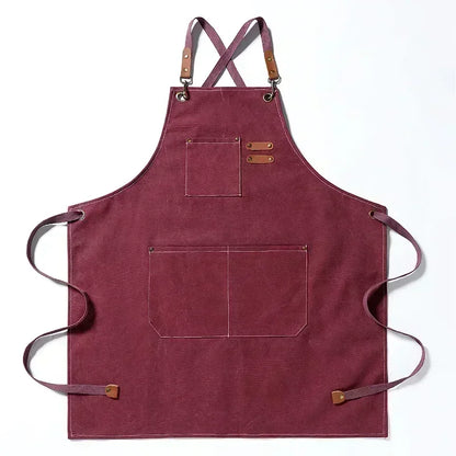 Canvas Kitchen Apron | Unisex Chef & Workwear Apron