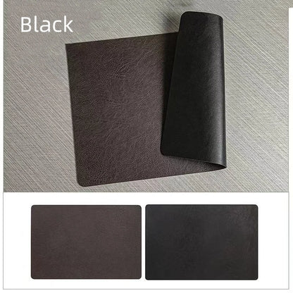 Double-Sided Faux Leather Placemats | Heat Resistant & Waterproof