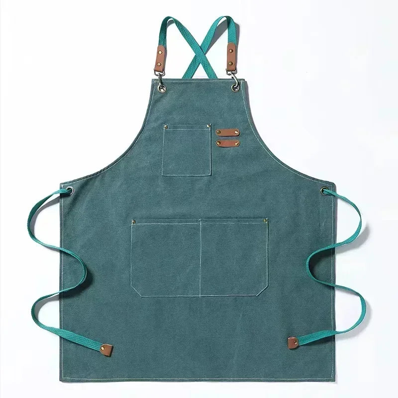 Canvas Kitchen Apron | Unisex Chef & Workwear Apron