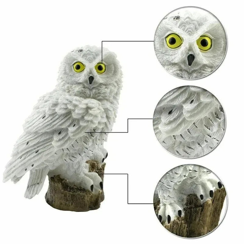 Solar Owl Garden Light | Outdoor Pathway Stake Lamp