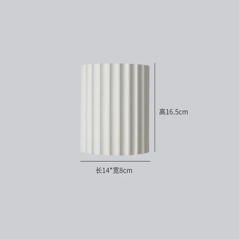 Nordic Modern Resin Wall Lamp – Hardwired Indoor Sconce