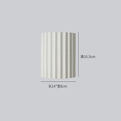 Nordic Modern Resin Wall Lamp – Hardwired Indoor Sconce