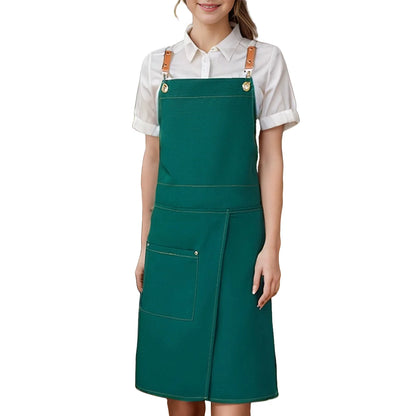Waterproof Canvas Apron | Split Skirt Design with Pockets