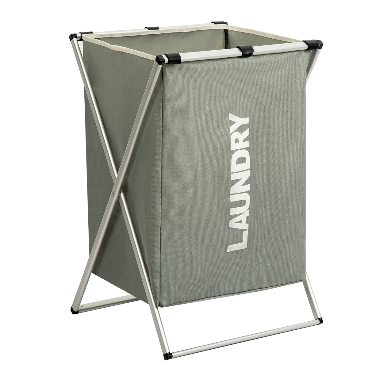 Multi-Section Laundry Hamper | Foldable Clothes Basket with Compartments