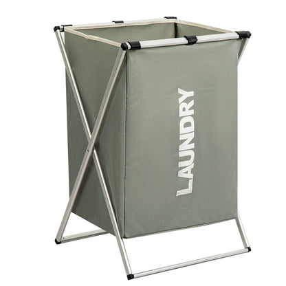Multi-Section Laundry Hamper | Foldable Clothes Basket with Compartments