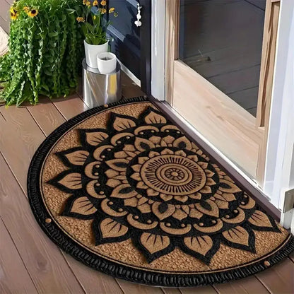 Half-Circle Mosaic Door Mat | Indoor & Outdoor Use