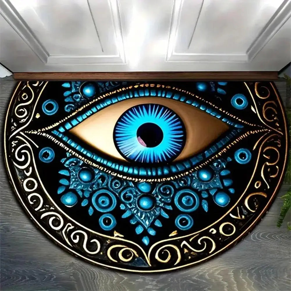 Half-Circle Mosaic Door Mat | Indoor & Outdoor Use