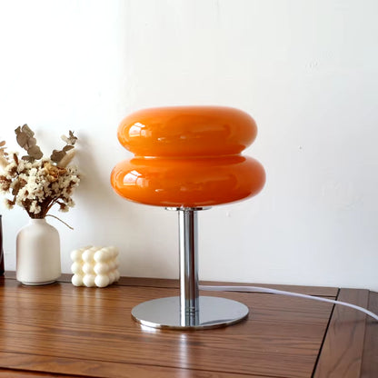 Retro Glass Table Lamp | Modern Accent Light