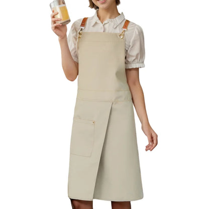 Waterproof Canvas Apron | Split Skirt Design with Pockets