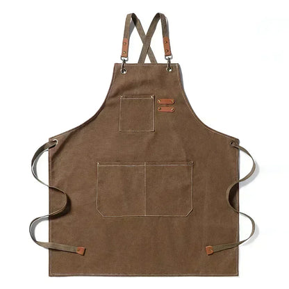 Canvas Kitchen Apron | Unisex Chef & Workwear Apron