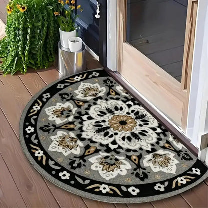Half-Circle Mosaic Door Mat | Indoor & Outdoor Use