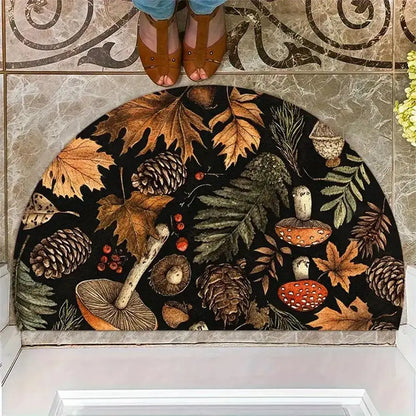 Half-Circle Mosaic Door Mat | Indoor & Outdoor Use
