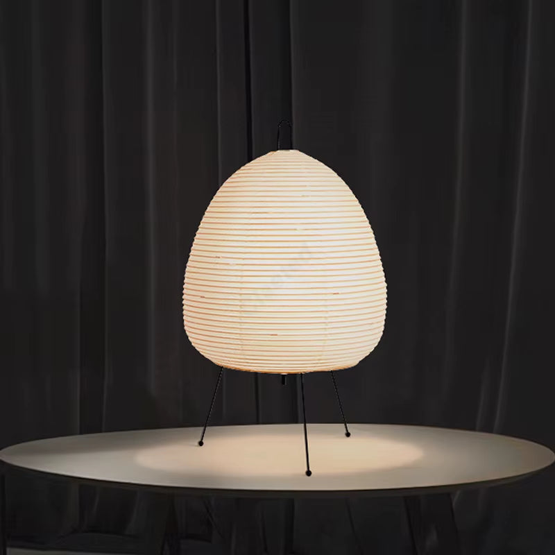 Japanese Rice Paper Table Lamp | Minimalist Zen Lighting