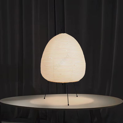 Japanese Rice Paper Table Lamp | Minimalist Zen Lighting