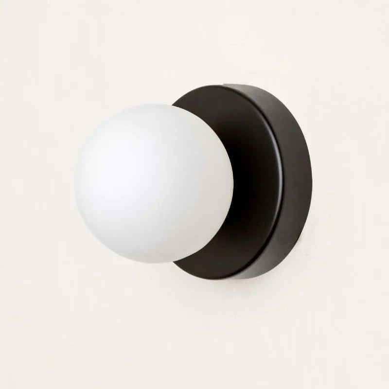 Macaron LED Wall Lamp – Coloured Glass Hardwired Sconce