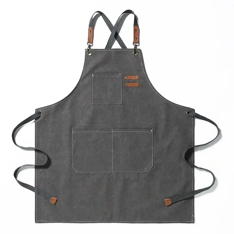 Canvas Kitchen Apron | Unisex Chef & Workwear Apron