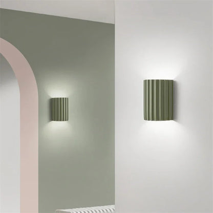 Nordic Modern Resin Wall Lamp – Hardwired Indoor Sconce