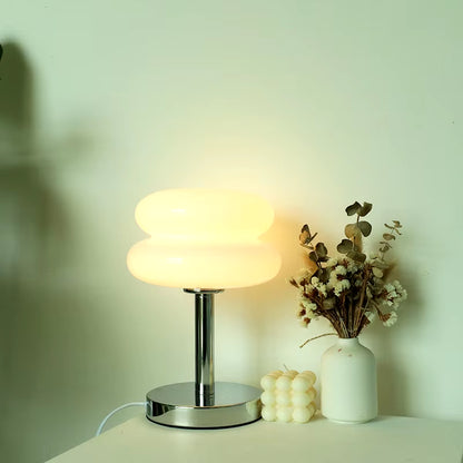 Retro Glass Table Lamp | Modern Accent Light